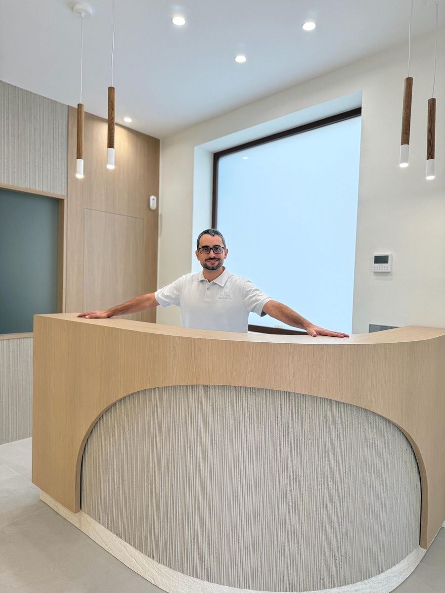 Recepción de la Clínica Dental Valencia